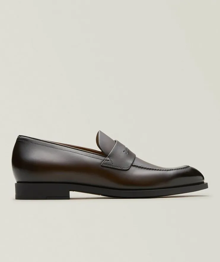 L'Asola Leather Penny Loafers
