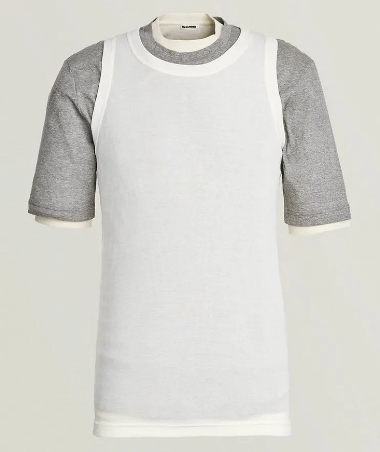 3-Layer Cotton T-Shirt
