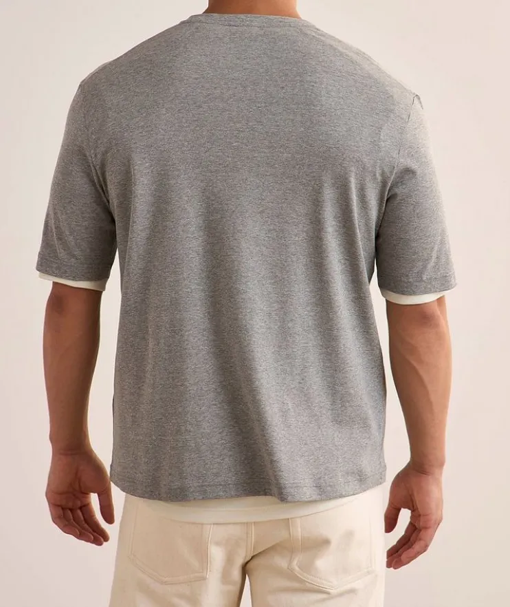 3-Layer Cotton T-Shirt