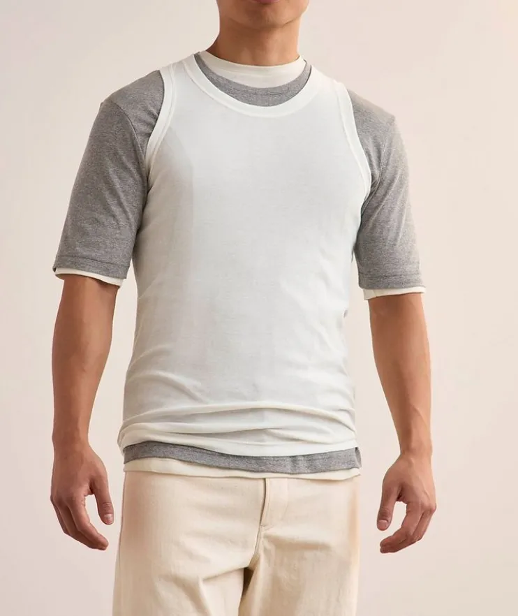 3-Layer Cotton T-Shirt