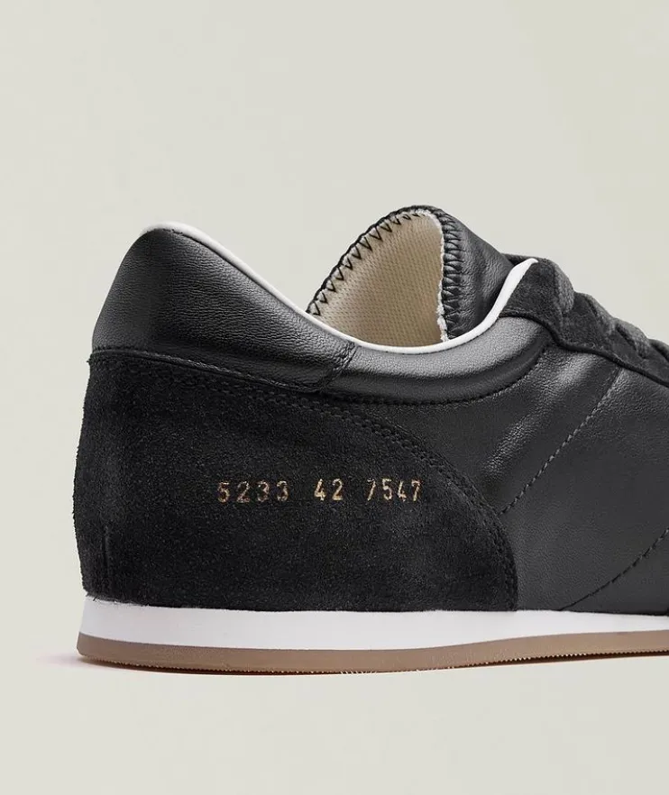 Leather & Suede Runner Sneakers