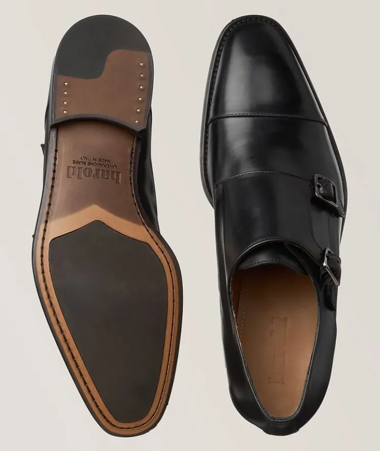 Leather Double Monkstraps
