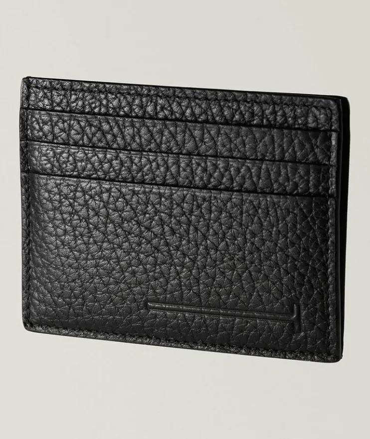 Leather Elongated T-Cardholder