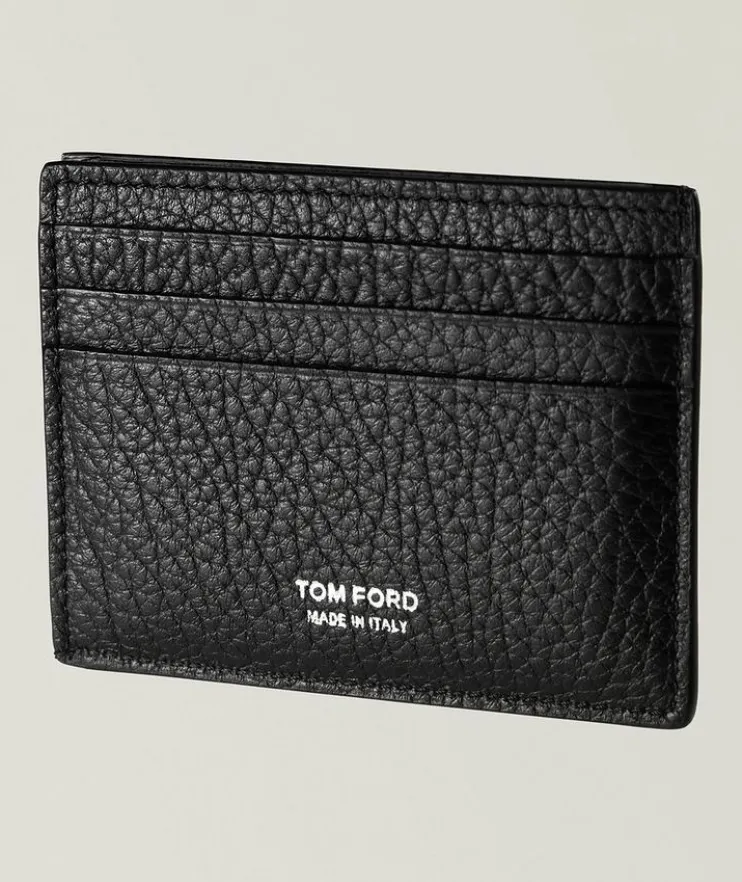 Leather Elongated T-Cardholder