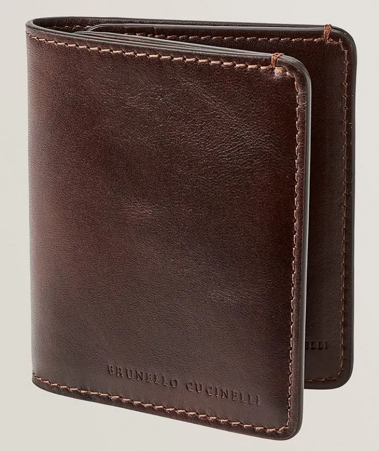 Leather Folding Cardholder