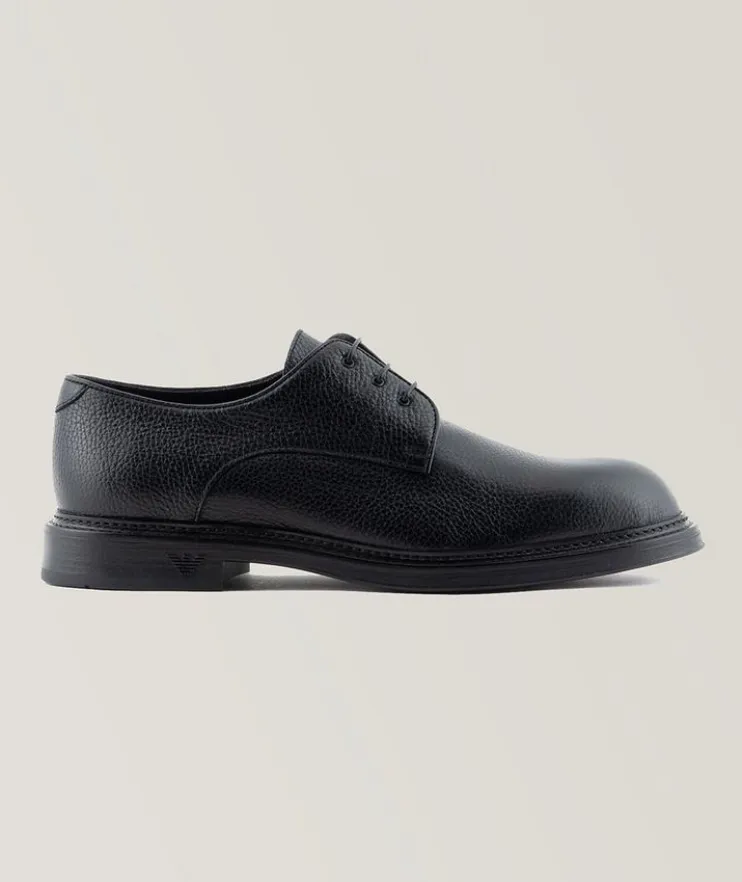 Leather Lace-Up Derbies