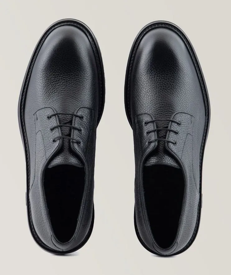 Leather Lace-Up Derbies
