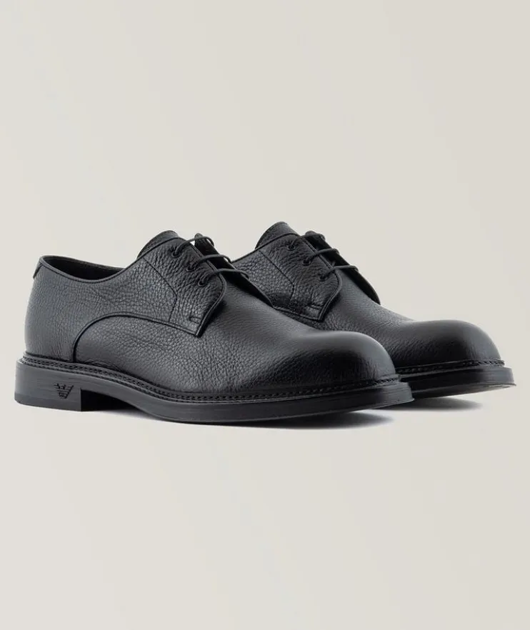 Leather Lace-Up Derbies
