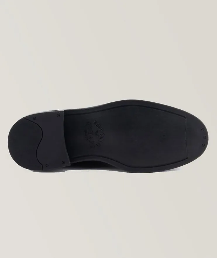 Leather Lace-Up Derbies