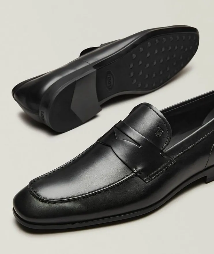 Leather Penny Loafers