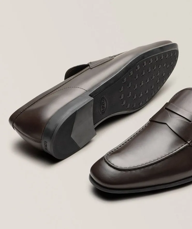 Leather Penny Loafers