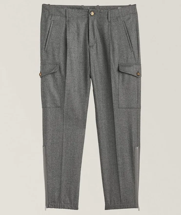 Leisure Fit Virgin Wool Cargo Pant