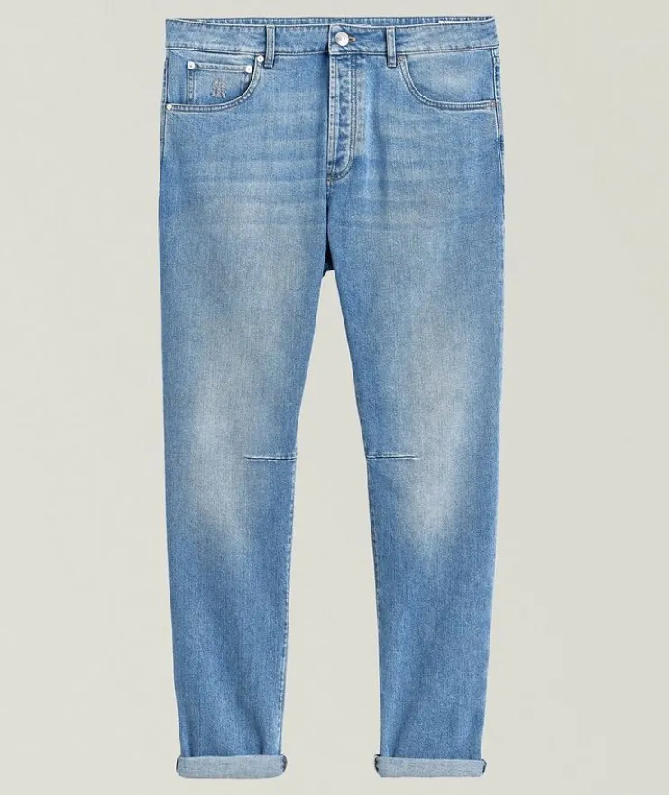 Leisure-Fit Lightweight Jeans