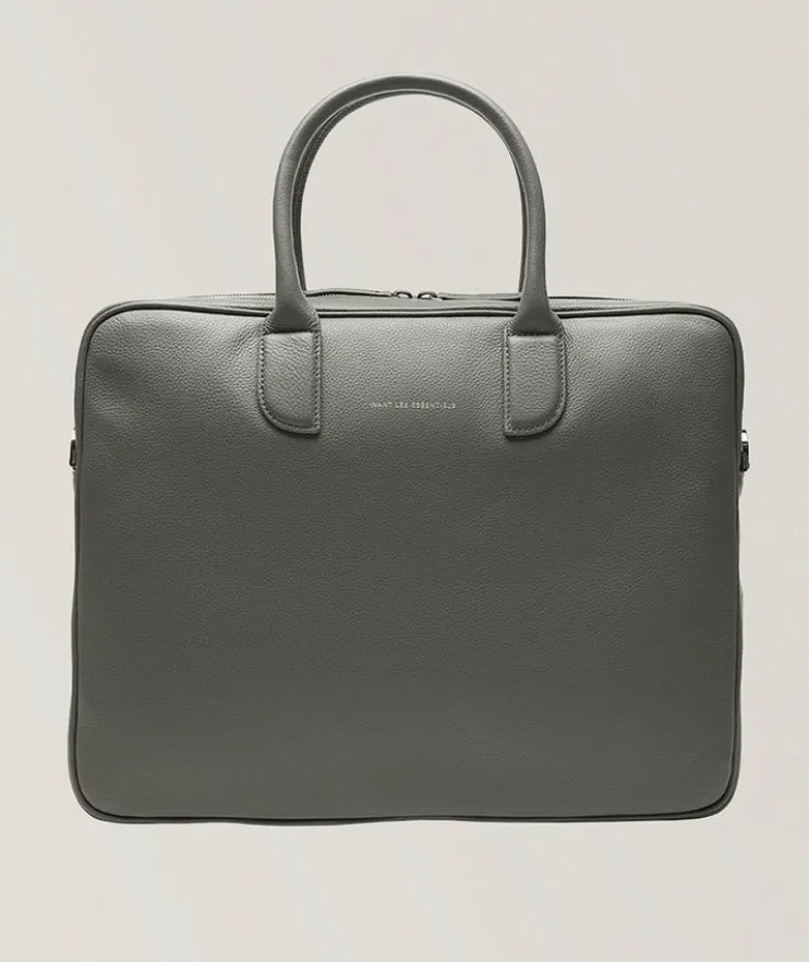 Lesage Pebble-Grained Leather Briefcase