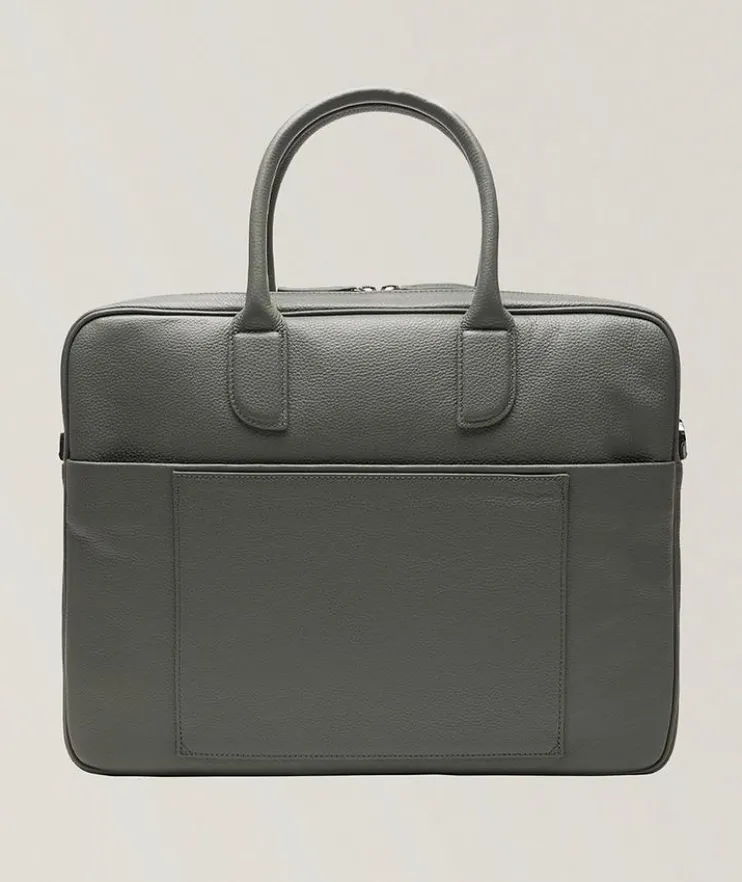 Lesage Pebble-Grained Leather Briefcase