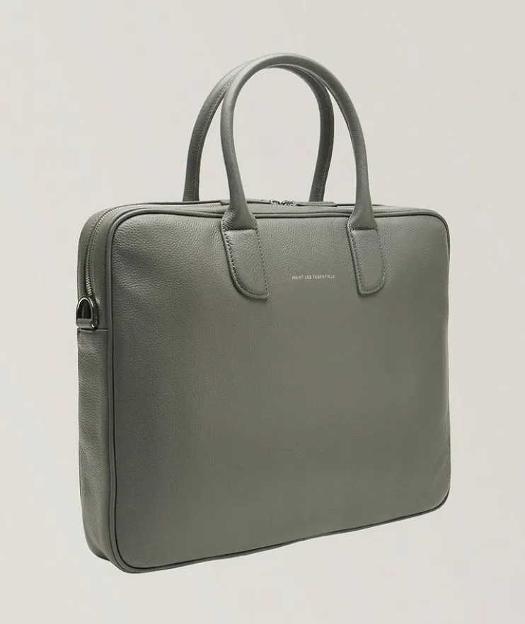 Lesage Pebble-Grained Leather Briefcase