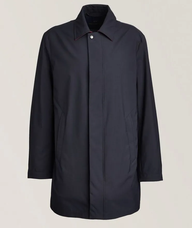 Lightweight Green Storm System Raincoat