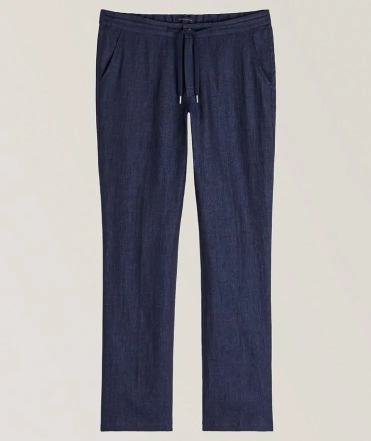 Linen Drawstring Pants
