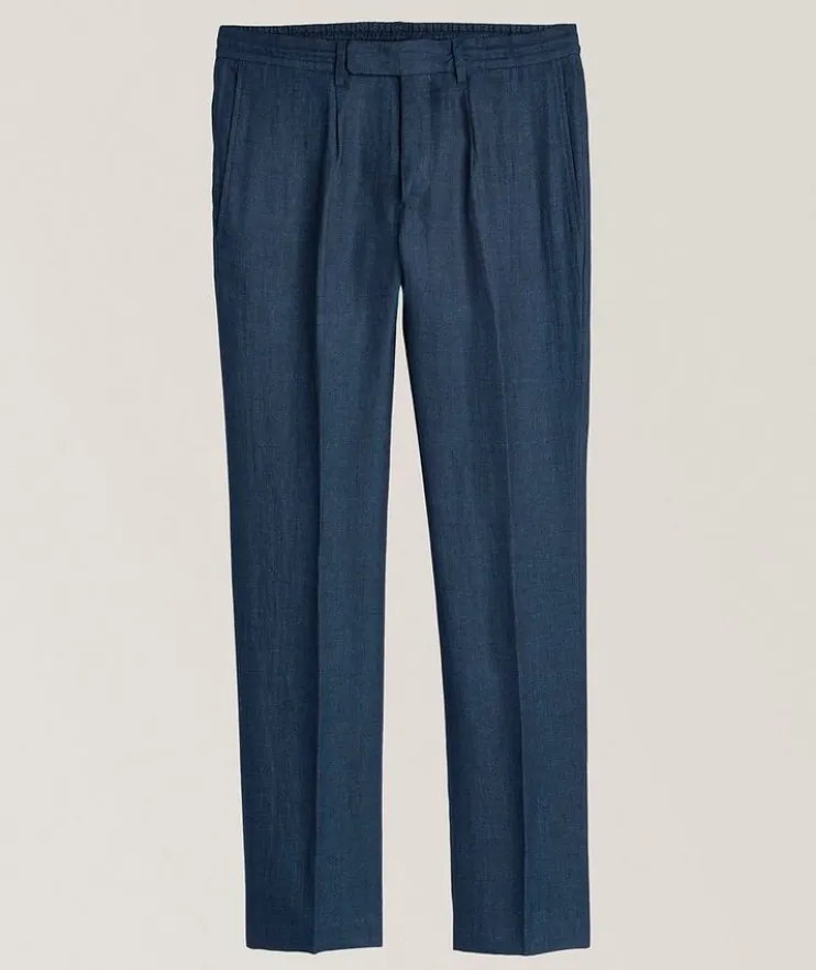 Linen Drawstring Pants