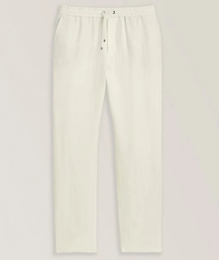 Linen Drawstring Pants