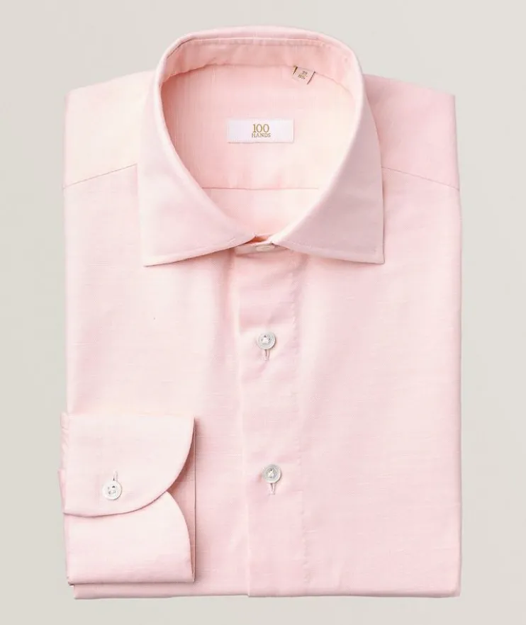Linen-Cotton Dress Shirt
