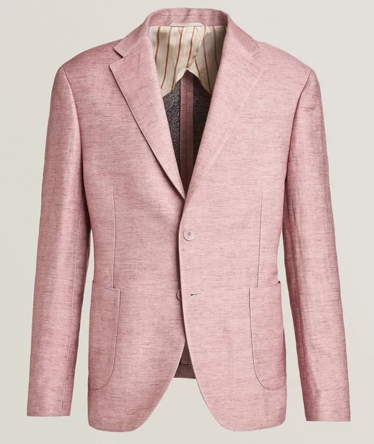 Linen-Cotton Sport Jacket