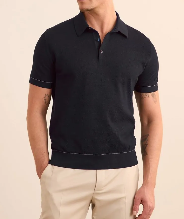 Lista Cotton Knit Polo