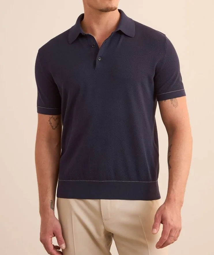 Lista Cotton Knit Polo