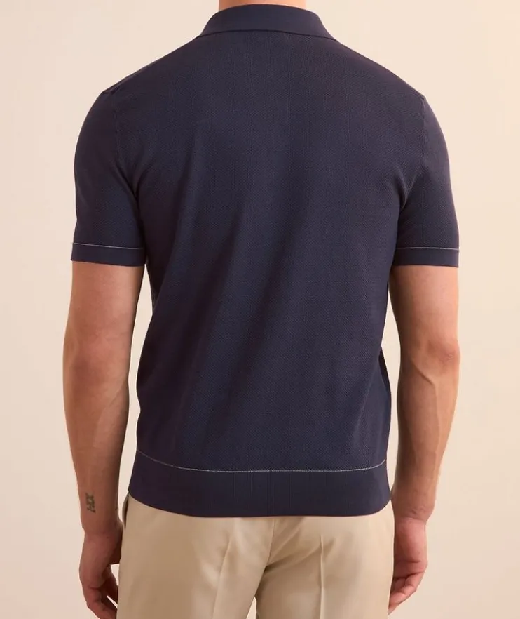 Lista Cotton Knit Polo