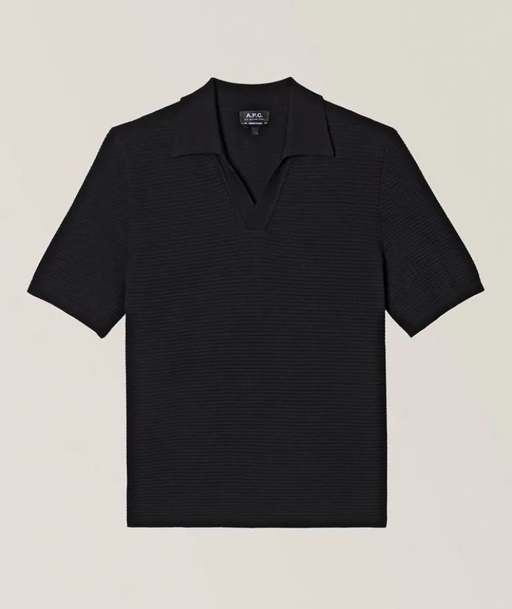 Livio Johnny Collar Knitted Polo