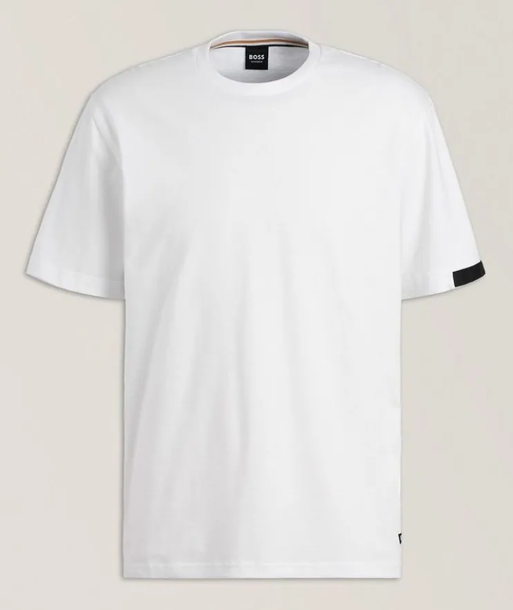 Logo Cotton Crewneck T-Shirt