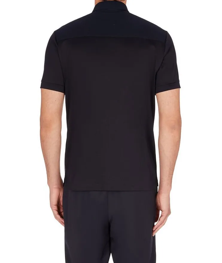 Logo Embroidered Cotton Polo