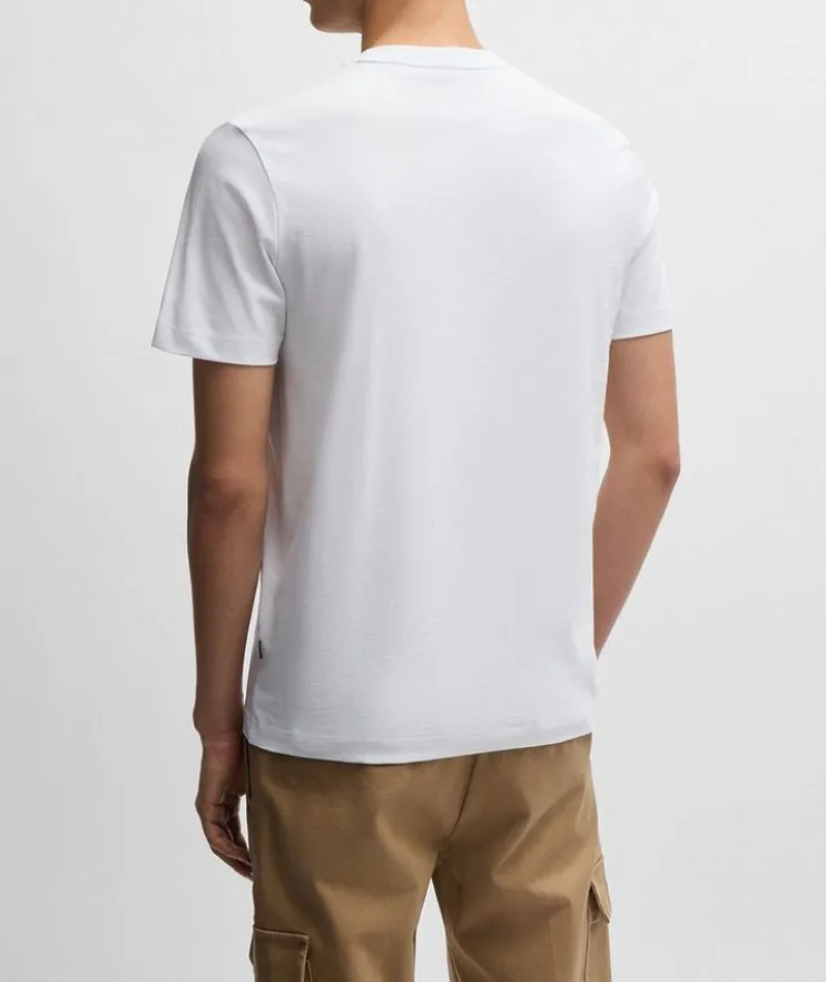 Logo Embroidered Cotton Jersey T-Shirt