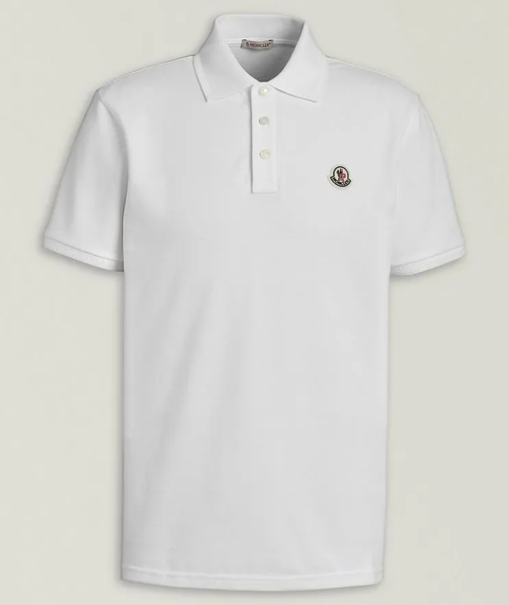 Logo Patch Cotton Piqué Polo