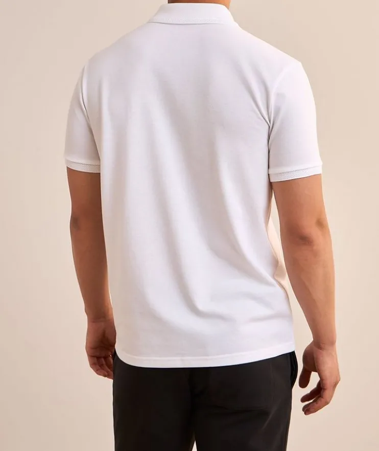 Logo Patch Cotton Piqué Polo