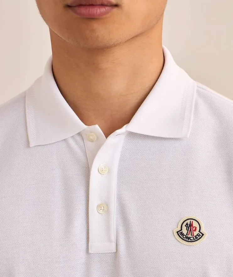 Logo Patch Cotton Piqué Polo