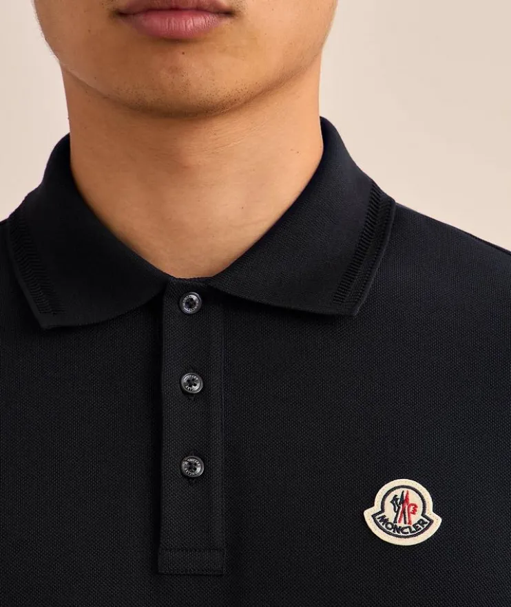 Logo Patch Cotton Piqué Polo