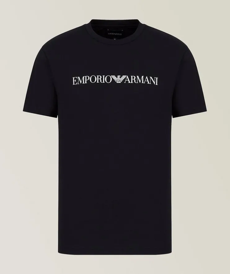 Logo Pima Jersey Cotton T-Shirt