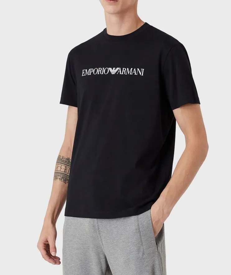 Logo Pima Jersey Cotton T-Shirt