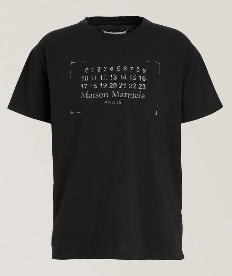 Logo Stamp Cotton T-Shirt