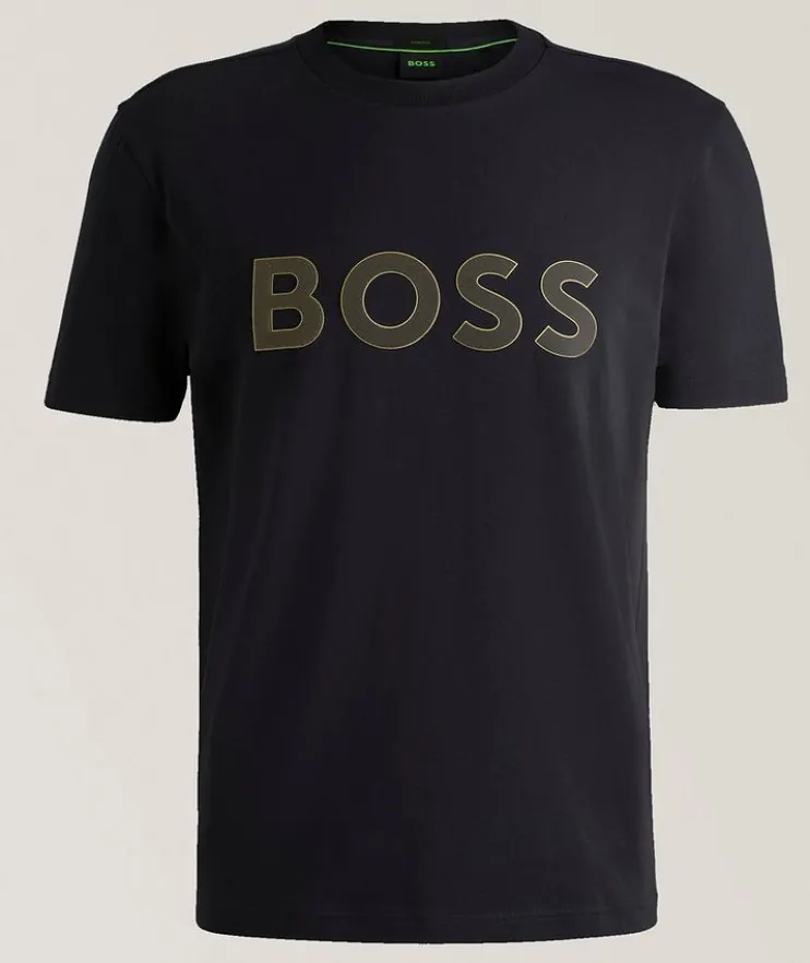 Logo Stretch-Cotton Jersey T-Shirt