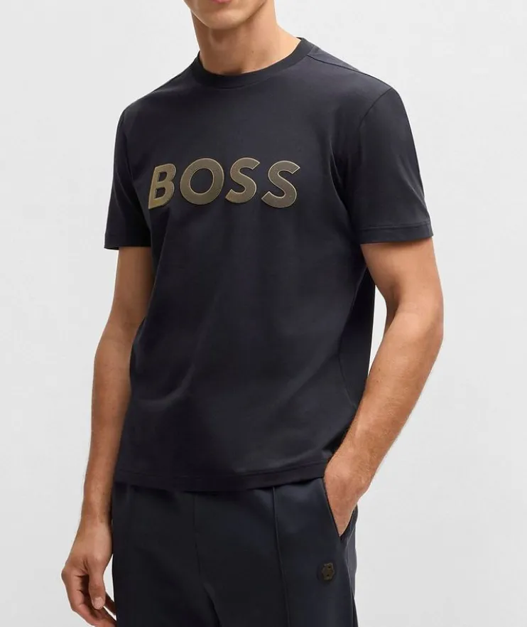 Logo Stretch-Cotton Jersey T-Shirt