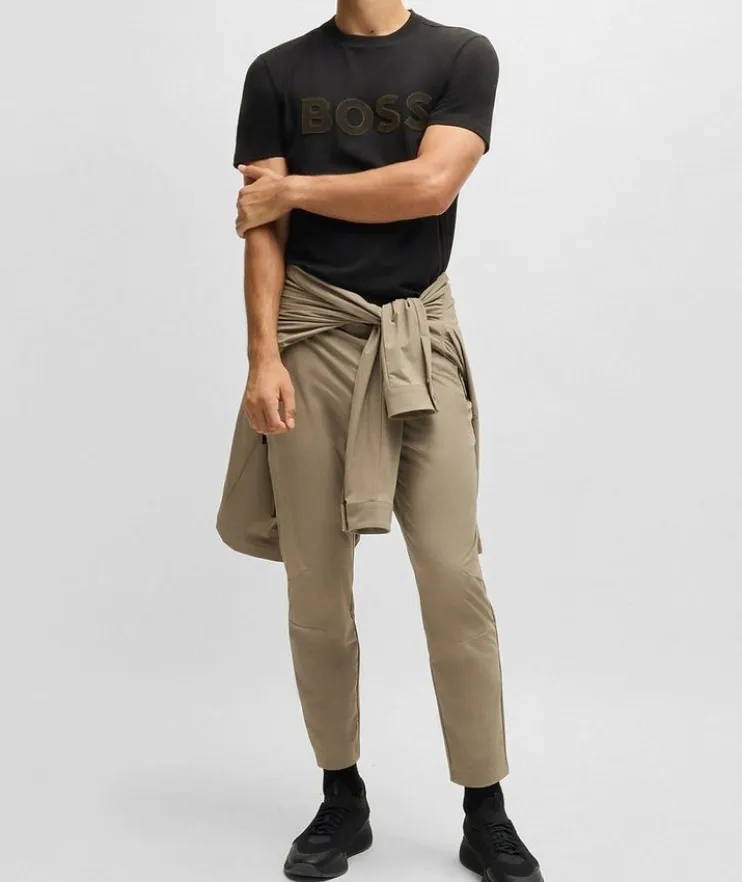 Logo Stretch-Cotton T-Shirt