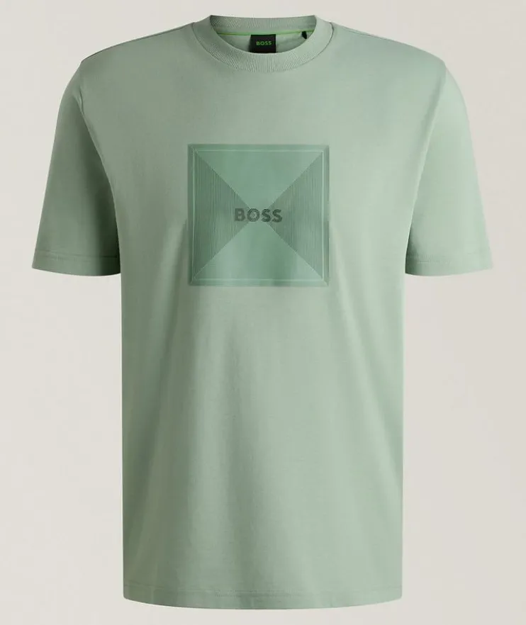 Logo-Print Cotton Crewneck T-Shirt