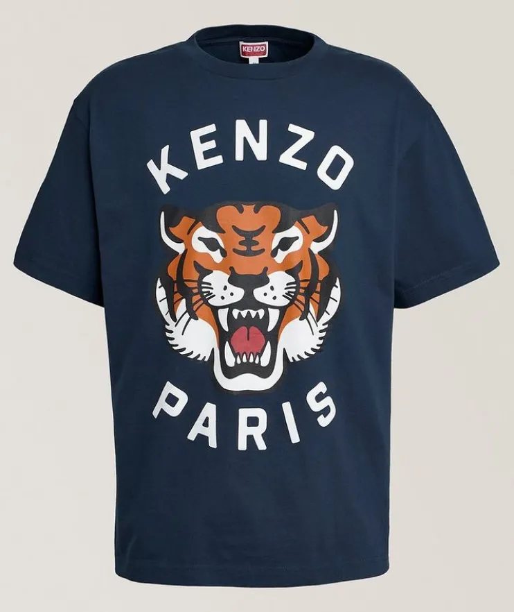Lucky Tiger Cotton T-Shirt