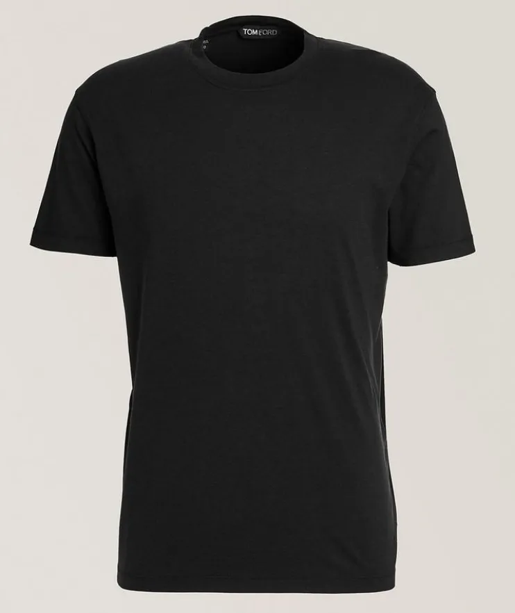 Lyocell-Cotton Blend T-Shirt