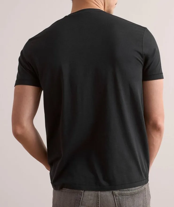 Lyocell-Cotton Blend T-Shirt