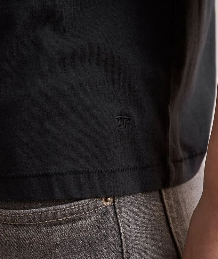 Lyocell-Cotton Blend T-Shirt