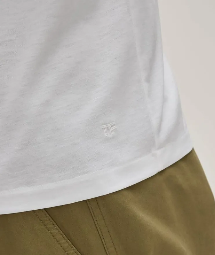 Lyocell-Cotton Blend T-Shirt