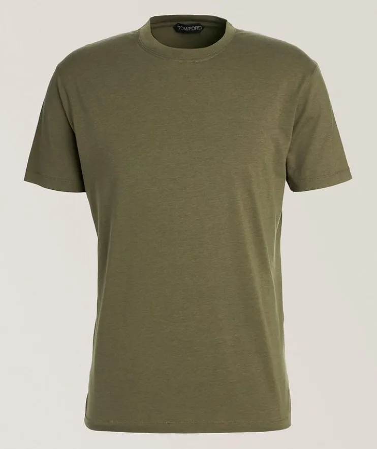 Lyocell-Cotton Blend T-Shirt